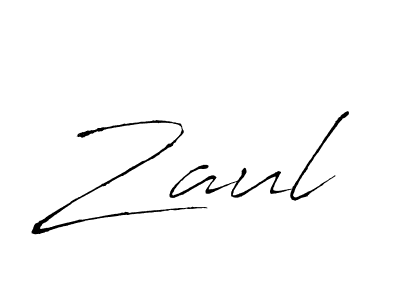 Create a beautiful signature design for name Zaul. With this signature (Antro_Vectra) fonts, you can make a handwritten signature for free. Zaul signature style 6 images and pictures png