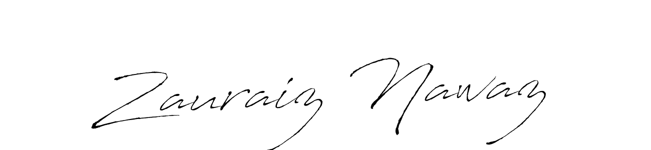 Make a beautiful signature design for name Zauraiz Nawaz. Use this online signature maker to create a handwritten signature for free. Zauraiz Nawaz signature style 6 images and pictures png