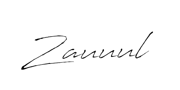 Make a beautiful signature design for name Zauuul. With this signature (Antro_Vectra) style, you can create a handwritten signature for free. Zauuul signature style 6 images and pictures png