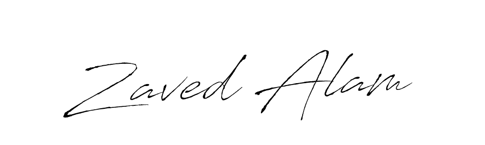 How to make Zaved Alam signature? Antro_Vectra is a professional autograph style. Create handwritten signature for Zaved Alam name. Zaved Alam signature style 6 images and pictures png