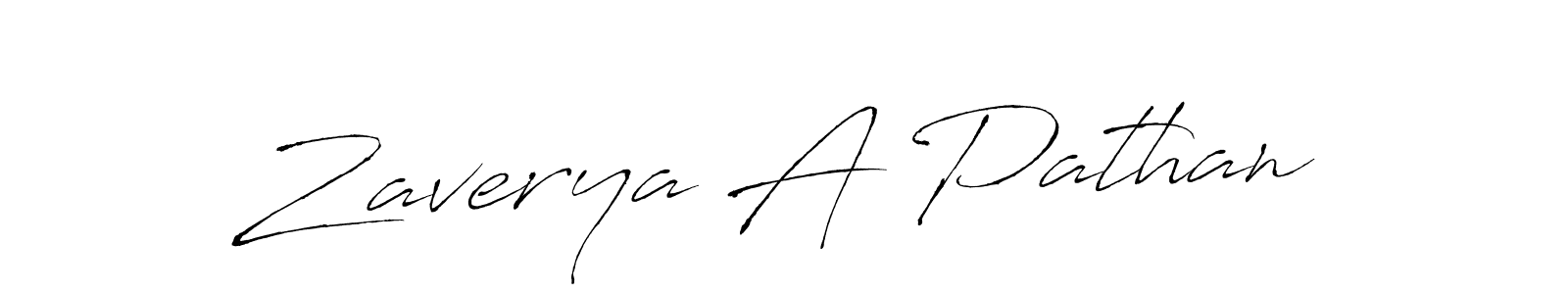 Also You can easily find your signature by using the search form. We will create Zaverya A Pathan name handwritten signature images for you free of cost using Antro_Vectra sign style. Zaverya A Pathan signature style 6 images and pictures png