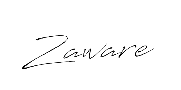 Use a signature maker to create a handwritten signature online. With this signature software, you can design (Antro_Vectra) your own signature for name Zaware. Zaware signature style 6 images and pictures png