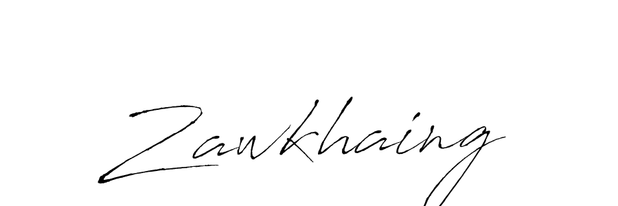 Also You can easily find your signature by using the search form. We will create Zawkhaing name handwritten signature images for you free of cost using Antro_Vectra sign style. Zawkhaing signature style 6 images and pictures png