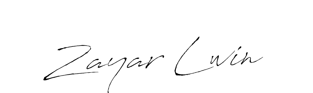 if you are searching for the best signature style for your name Zayar Lwin. so please give up your signature search. here we have designed multiple signature styles  using Antro_Vectra. Zayar Lwin signature style 6 images and pictures png