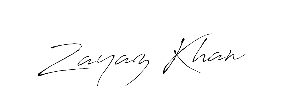 Zayaz Khan stylish signature style. Best Handwritten Sign (Antro_Vectra) for my name. Handwritten Signature Collection Ideas for my name Zayaz Khan. Zayaz Khan signature style 6 images and pictures png