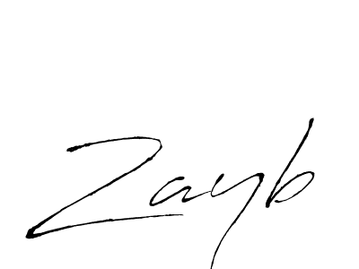 Use a signature maker to create a handwritten signature online. With this signature software, you can design (Antro_Vectra) your own signature for name Zayb. Zayb signature style 6 images and pictures png