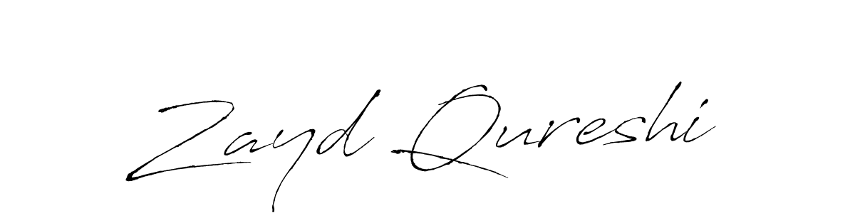 Design your own signature with our free online signature maker. With this signature software, you can create a handwritten (Antro_Vectra) signature for name Zayd Qureshi. Zayd Qureshi signature style 6 images and pictures png