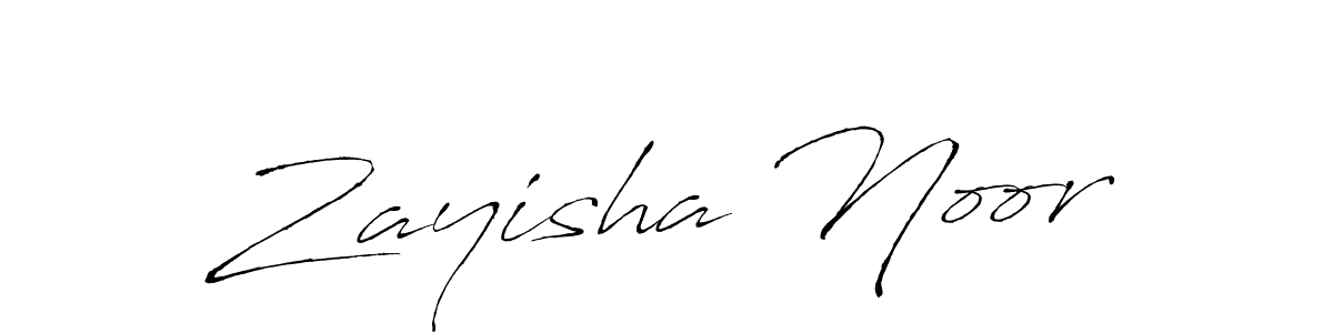 Also You can easily find your signature by using the search form. We will create Zayisha Noor name handwritten signature images for you free of cost using Antro_Vectra sign style. Zayisha Noor signature style 6 images and pictures png