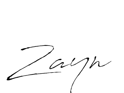 How to make Zayn signature? Antro_Vectra is a professional autograph style. Create handwritten signature for Zayn name. Zayn signature style 6 images and pictures png