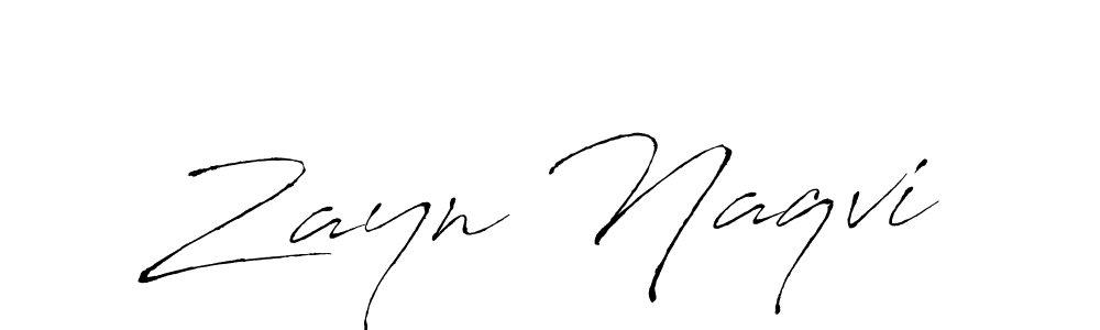 You should practise on your own different ways (Antro_Vectra) to write your name (Zayn Naqvi) in signature. don't let someone else do it for you. Zayn Naqvi signature style 6 images and pictures png