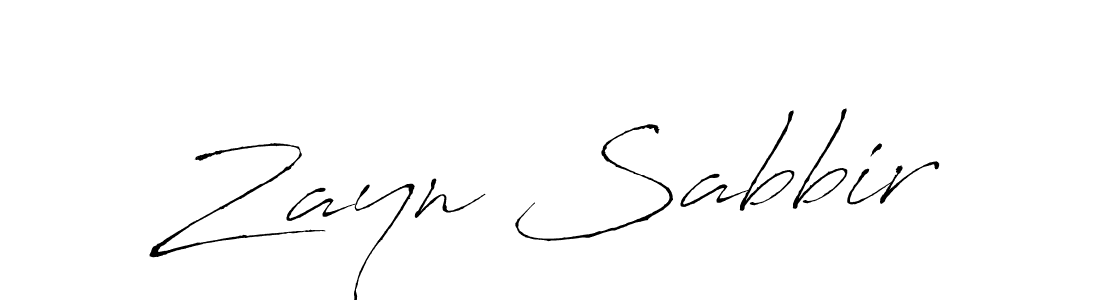 Create a beautiful signature design for name Zayn Sabbir. With this signature (Antro_Vectra) fonts, you can make a handwritten signature for free. Zayn Sabbir signature style 6 images and pictures png
