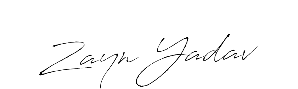 Also we have Zayn Yadav name is the best signature style. Create professional handwritten signature collection using Antro_Vectra autograph style. Zayn Yadav signature style 6 images and pictures png