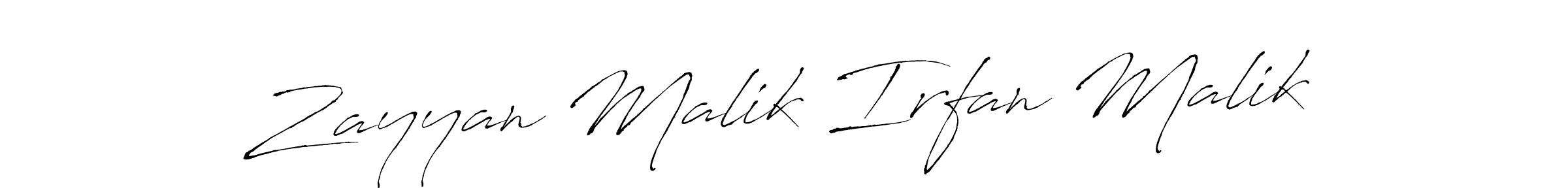 It looks lik you need a new signature style for name Zayyan Malik Irfan Malik. Design unique handwritten (Antro_Vectra) signature with our free signature maker in just a few clicks. Zayyan Malik Irfan Malik signature style 6 images and pictures png