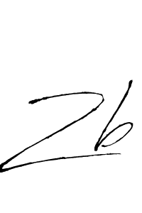 Design your own signature with our free online signature maker. With this signature software, you can create a handwritten (Antro_Vectra) signature for name Zb. Zb signature style 6 images and pictures png