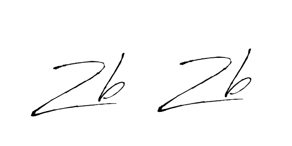 Once you've used our free online signature maker to create your best signature Antro_Vectra style, it's time to enjoy all of the benefits that Zb  Zb name signing documents. Zb  Zb signature style 6 images and pictures png