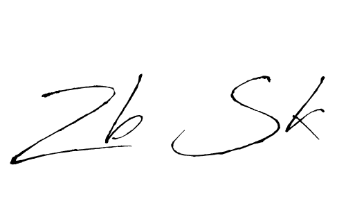 How to make Zb Sk name signature. Use Antro_Vectra style for creating short signs online. This is the latest handwritten sign. Zb Sk signature style 6 images and pictures png