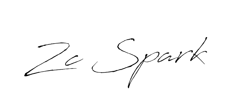 You should practise on your own different ways (Antro_Vectra) to write your name (Zc Spark) in signature. don't let someone else do it for you. Zc Spark signature style 6 images and pictures png