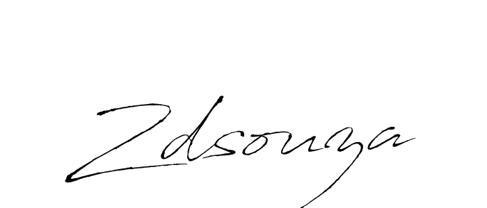 Create a beautiful signature design for name Zdsouza. With this signature (Antro_Vectra) fonts, you can make a handwritten signature for free. Zdsouza signature style 6 images and pictures png