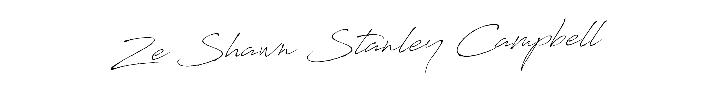 It looks lik you need a new signature style for name Ze Shawn Stanley Campbell. Design unique handwritten (Antro_Vectra) signature with our free signature maker in just a few clicks. Ze Shawn Stanley Campbell signature style 6 images and pictures png