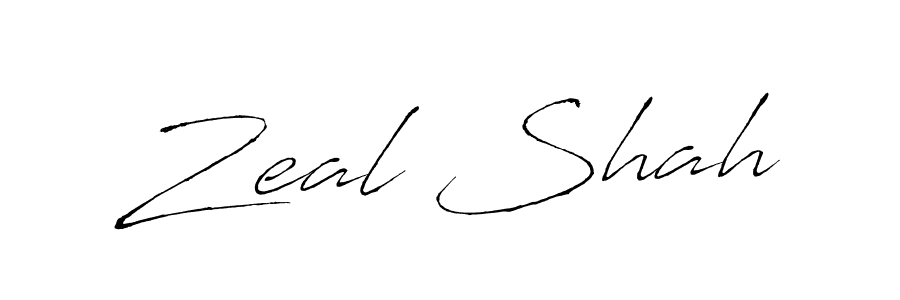 Make a beautiful signature design for name Zeal Shah. Use this online signature maker to create a handwritten signature for free. Zeal Shah signature style 6 images and pictures png