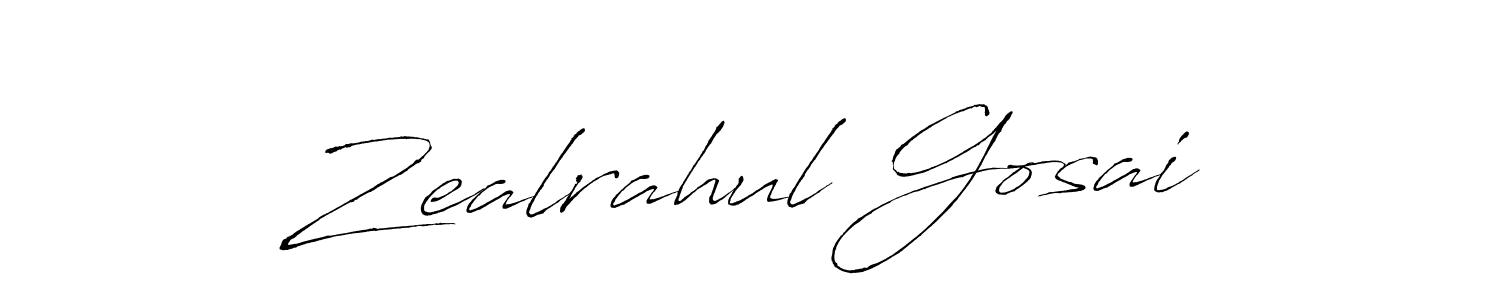 Also You can easily find your signature by using the search form. We will create Zealrahul Gosai name handwritten signature images for you free of cost using Antro_Vectra sign style. Zealrahul Gosai signature style 6 images and pictures png