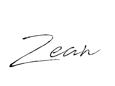 Make a beautiful signature design for name Zean. Use this online signature maker to create a handwritten signature for free. Zean signature style 6 images and pictures png