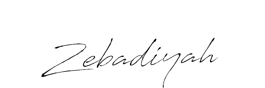 Use a signature maker to create a handwritten signature online. With this signature software, you can design (Antro_Vectra) your own signature for name Zebadiyah. Zebadiyah signature style 6 images and pictures png