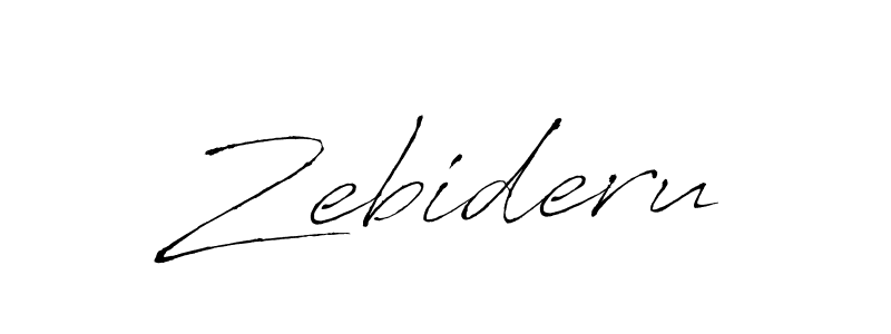 Also we have Zebideru name is the best signature style. Create professional handwritten signature collection using Antro_Vectra autograph style. Zebideru signature style 6 images and pictures png