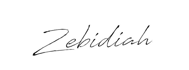 Design your own signature with our free online signature maker. With this signature software, you can create a handwritten (Antro_Vectra) signature for name Zebidiah. Zebidiah signature style 6 images and pictures png