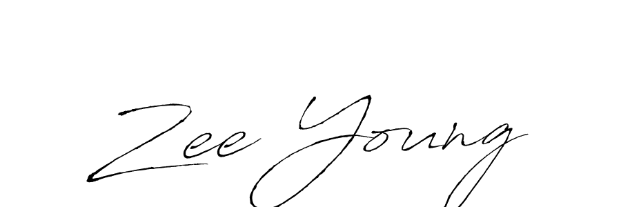 Antro_Vectra is a professional signature style that is perfect for those who want to add a touch of class to their signature. It is also a great choice for those who want to make their signature more unique. Get Zee Young name to fancy signature for free. Zee Young signature style 6 images and pictures png