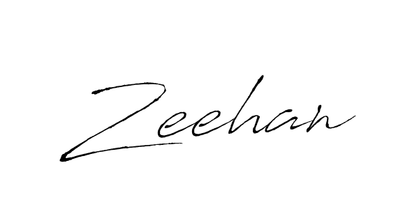 Zeehan stylish signature style. Best Handwritten Sign (Antro_Vectra) for my name. Handwritten Signature Collection Ideas for my name Zeehan. Zeehan signature style 6 images and pictures png