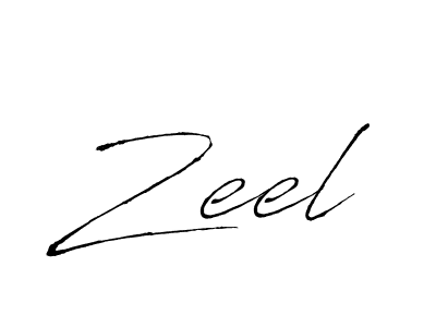 How to make Zeel name signature. Use Antro_Vectra style for creating short signs online. This is the latest handwritten sign. Zeel signature style 6 images and pictures png