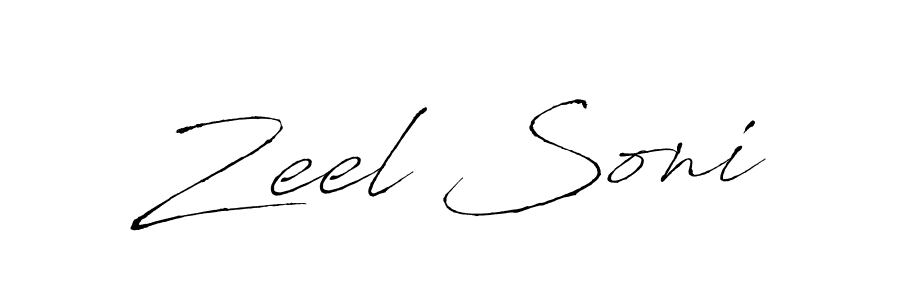 Antro_Vectra is a professional signature style that is perfect for those who want to add a touch of class to their signature. It is also a great choice for those who want to make their signature more unique. Get Zeel Soni name to fancy signature for free. Zeel Soni signature style 6 images and pictures png