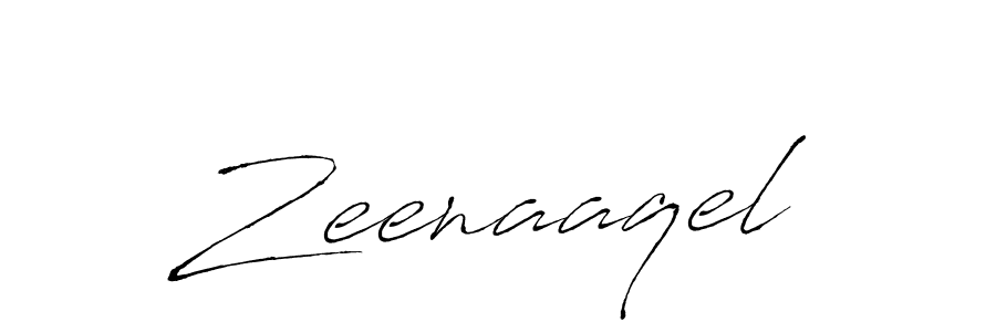 Use a signature maker to create a handwritten signature online. With this signature software, you can design (Antro_Vectra) your own signature for name Zeenaaqel. Zeenaaqel signature style 6 images and pictures png
