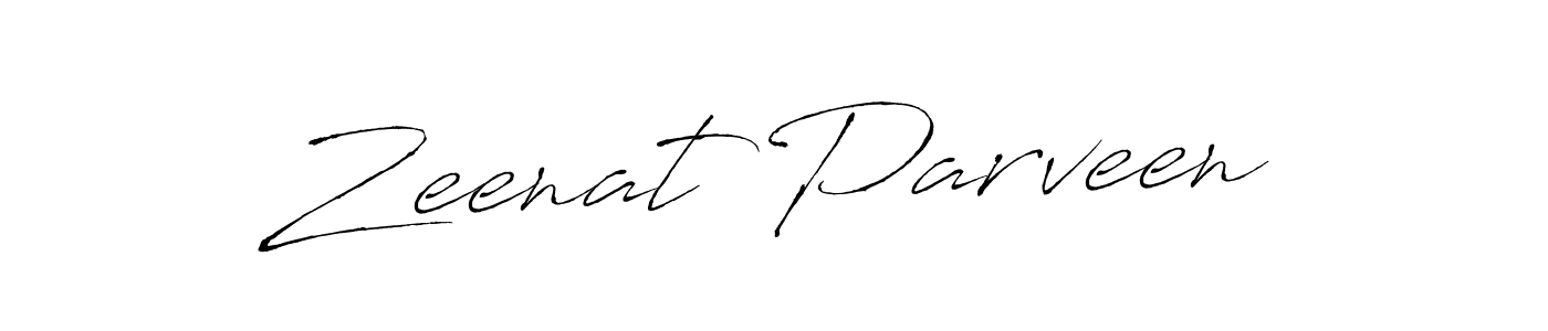 Make a beautiful signature design for name Zeenat Parveen. Use this online signature maker to create a handwritten signature for free. Zeenat Parveen signature style 6 images and pictures png