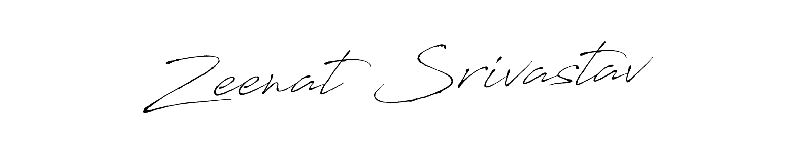 The best way (Antro_Vectra) to make a short signature is to pick only two or three words in your name. The name Zeenat Srivastav include a total of six letters. For converting this name. Zeenat Srivastav signature style 6 images and pictures png