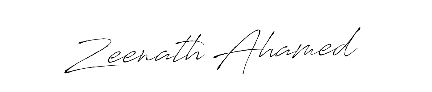 It looks lik you need a new signature style for name Zeenath Ahamed. Design unique handwritten (Antro_Vectra) signature with our free signature maker in just a few clicks. Zeenath Ahamed signature style 6 images and pictures png