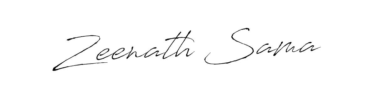 It looks lik you need a new signature style for name Zeenath Sama. Design unique handwritten (Antro_Vectra) signature with our free signature maker in just a few clicks. Zeenath Sama signature style 6 images and pictures png