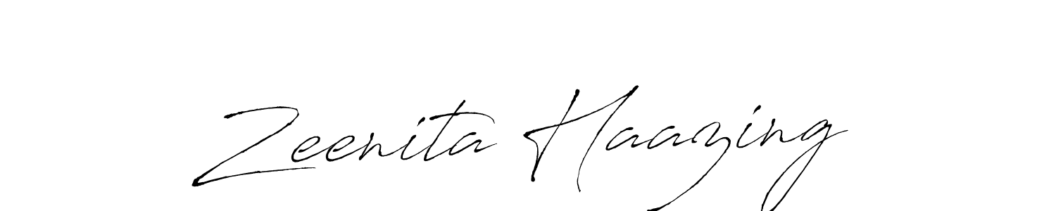Use a signature maker to create a handwritten signature online. With this signature software, you can design (Antro_Vectra) your own signature for name Zeenita Haazing. Zeenita Haazing signature style 6 images and pictures png