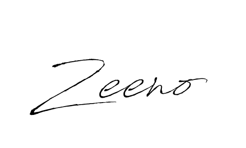 Use a signature maker to create a handwritten signature online. With this signature software, you can design (Antro_Vectra) your own signature for name Zeeno. Zeeno signature style 6 images and pictures png