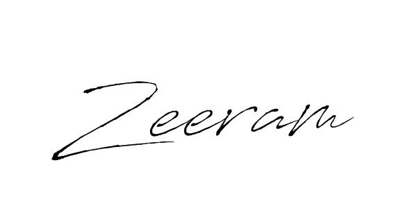 Create a beautiful signature design for name Zeeram. With this signature (Antro_Vectra) fonts, you can make a handwritten signature for free. Zeeram signature style 6 images and pictures png