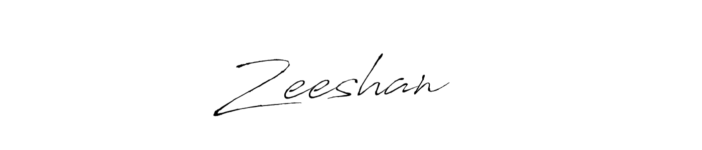 How to make Zeeshan ♟️ signature? Antro_Vectra is a professional autograph style. Create handwritten signature for Zeeshan ♟️ name. Zeeshan ♟️ signature style 6 images and pictures png