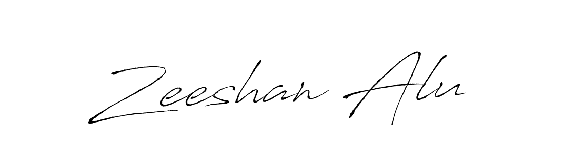 Use a signature maker to create a handwritten signature online. With this signature software, you can design (Antro_Vectra) your own signature for name Zeeshan Alu. Zeeshan Alu signature style 6 images and pictures png