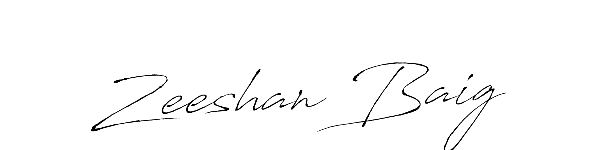 Antro_Vectra is a professional signature style that is perfect for those who want to add a touch of class to their signature. It is also a great choice for those who want to make their signature more unique. Get Zeeshan Baig name to fancy signature for free. Zeeshan Baig signature style 6 images and pictures png