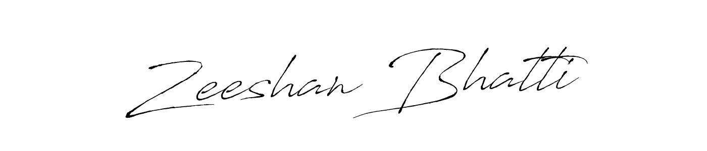 Also we have Zeeshan Bhatti name is the best signature style. Create professional handwritten signature collection using Antro_Vectra autograph style. Zeeshan Bhatti signature style 6 images and pictures png