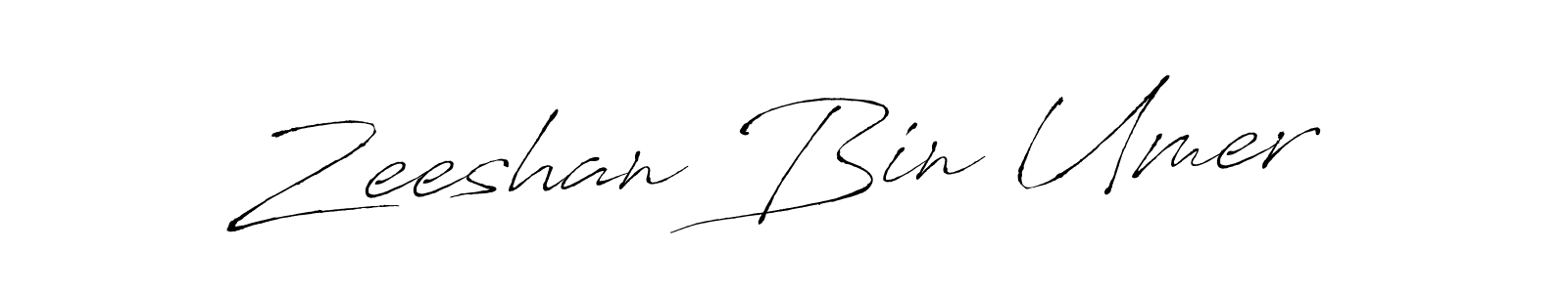 Use a signature maker to create a handwritten signature online. With this signature software, you can design (Antro_Vectra) your own signature for name Zeeshan Bin Umer. Zeeshan Bin Umer signature style 6 images and pictures png