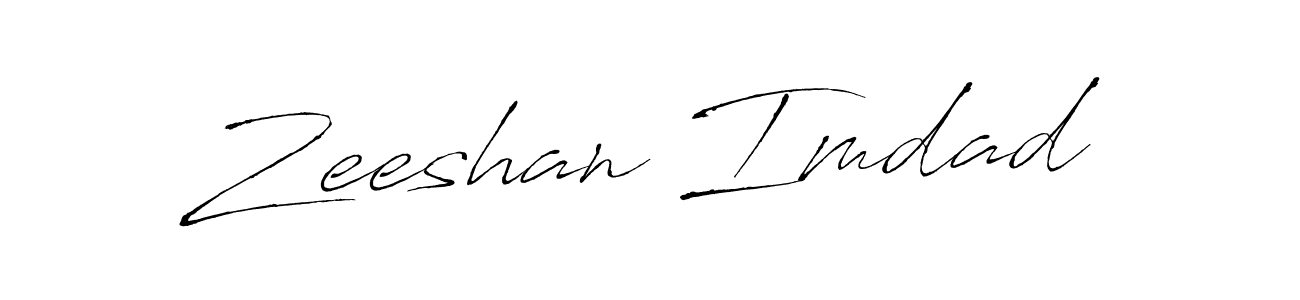 This is the best signature style for the Zeeshan Imdad name. Also you like these signature font (Antro_Vectra). Mix name signature. Zeeshan Imdad signature style 6 images and pictures png