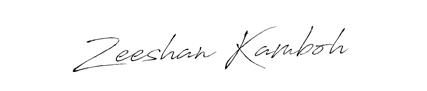 if you are searching for the best signature style for your name Zeeshan Kamboh. so please give up your signature search. here we have designed multiple signature styles  using Antro_Vectra. Zeeshan Kamboh signature style 6 images and pictures png