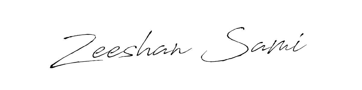 How to make Zeeshan Sami signature? Antro_Vectra is a professional autograph style. Create handwritten signature for Zeeshan Sami name. Zeeshan Sami signature style 6 images and pictures png