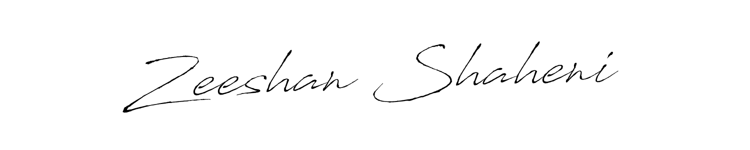 Use a signature maker to create a handwritten signature online. With this signature software, you can design (Antro_Vectra) your own signature for name Zeeshan Shaheni. Zeeshan Shaheni signature style 6 images and pictures png